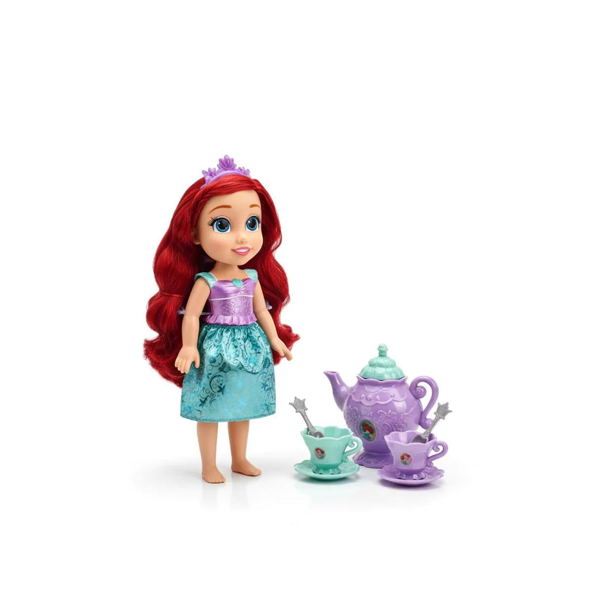 Кукла Ариэль Jakks Pacific Disney Princess с чайным набором 38 см