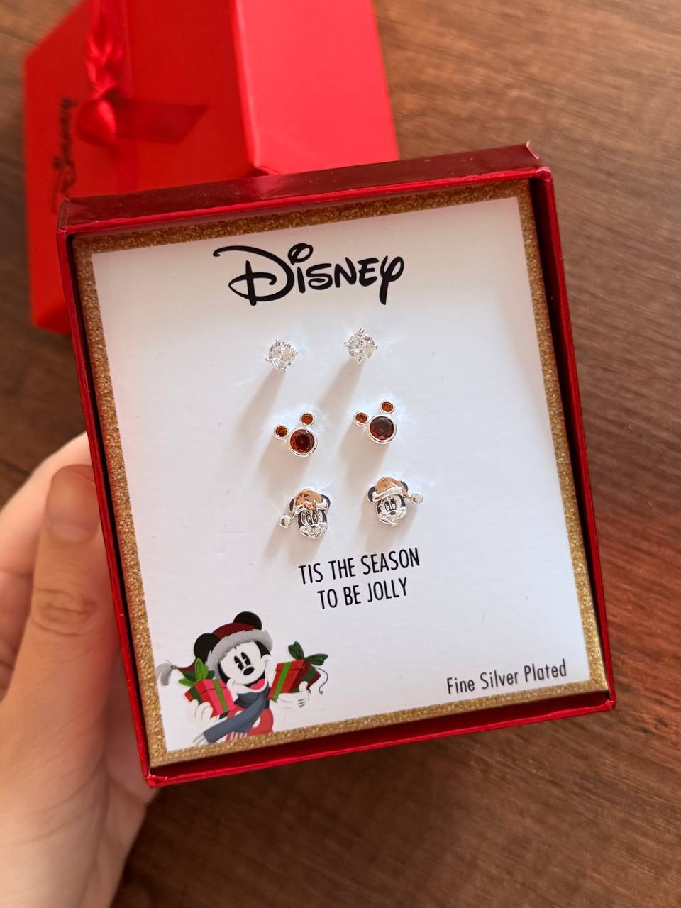 Подарочный набор сережек Disney, 6 шт