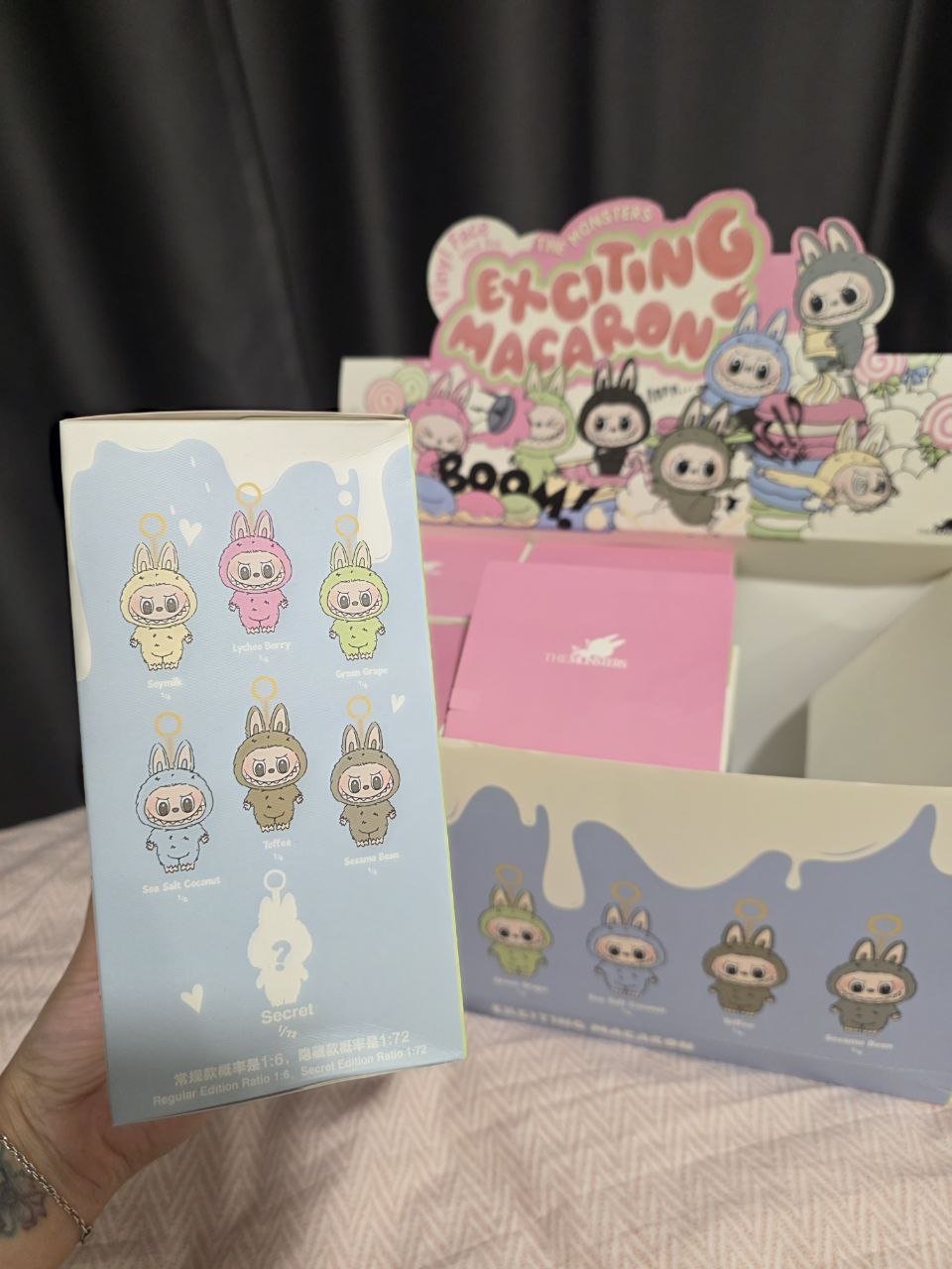 Labubu The Monsters Exciting Macaron — запечатанный blind box