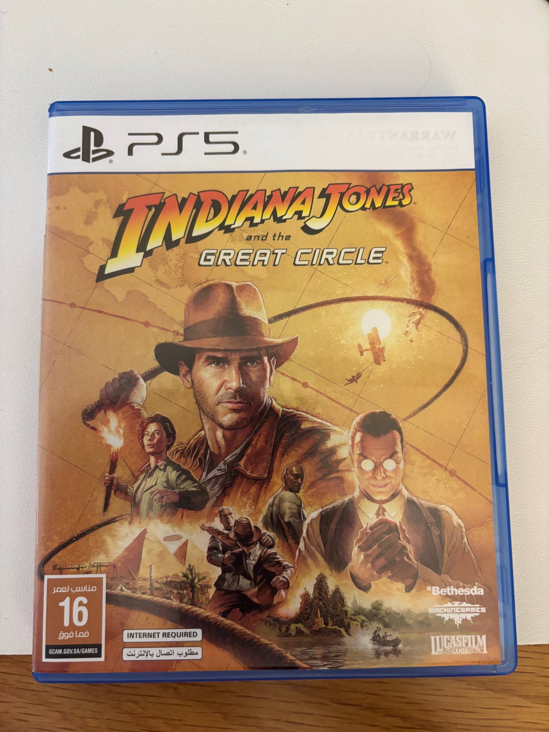 Диск PS5 Indiana Jones and the Great Circle