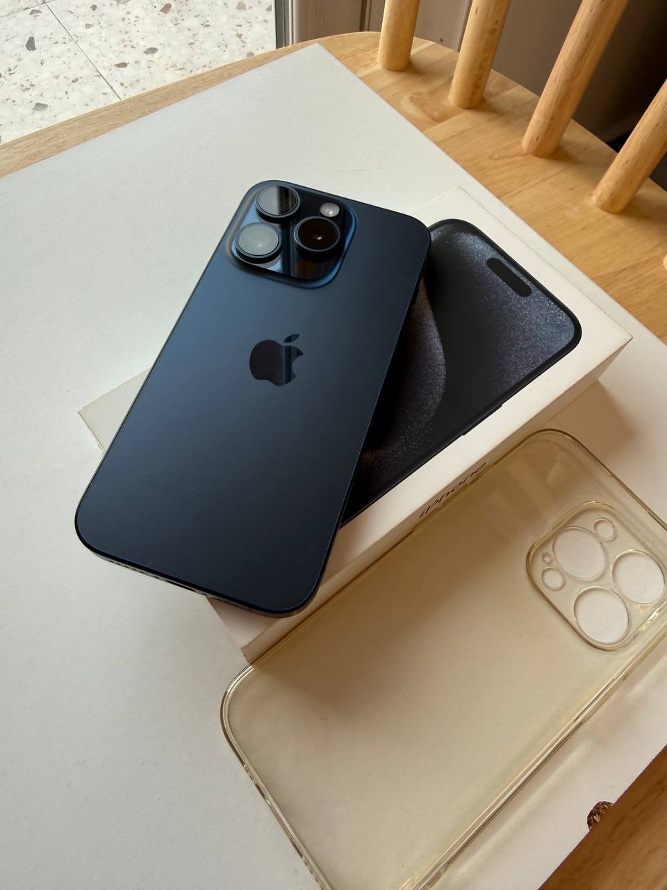 iPhone 15 Pro 256GB Blue Titanium (A3104, экран заменён)