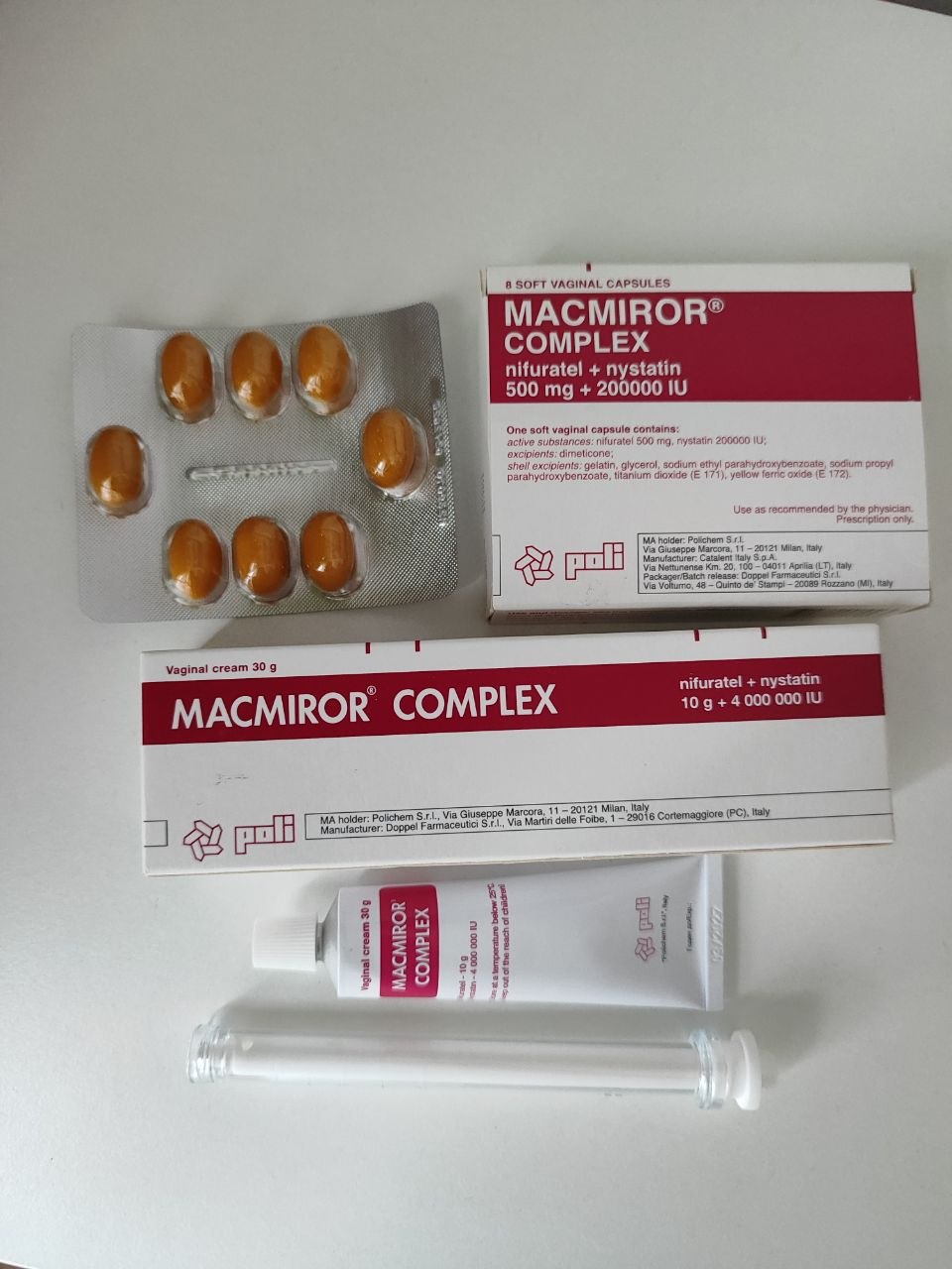 Macmiror Complex крем вагинальный + капсулы (просроченные в подарок)