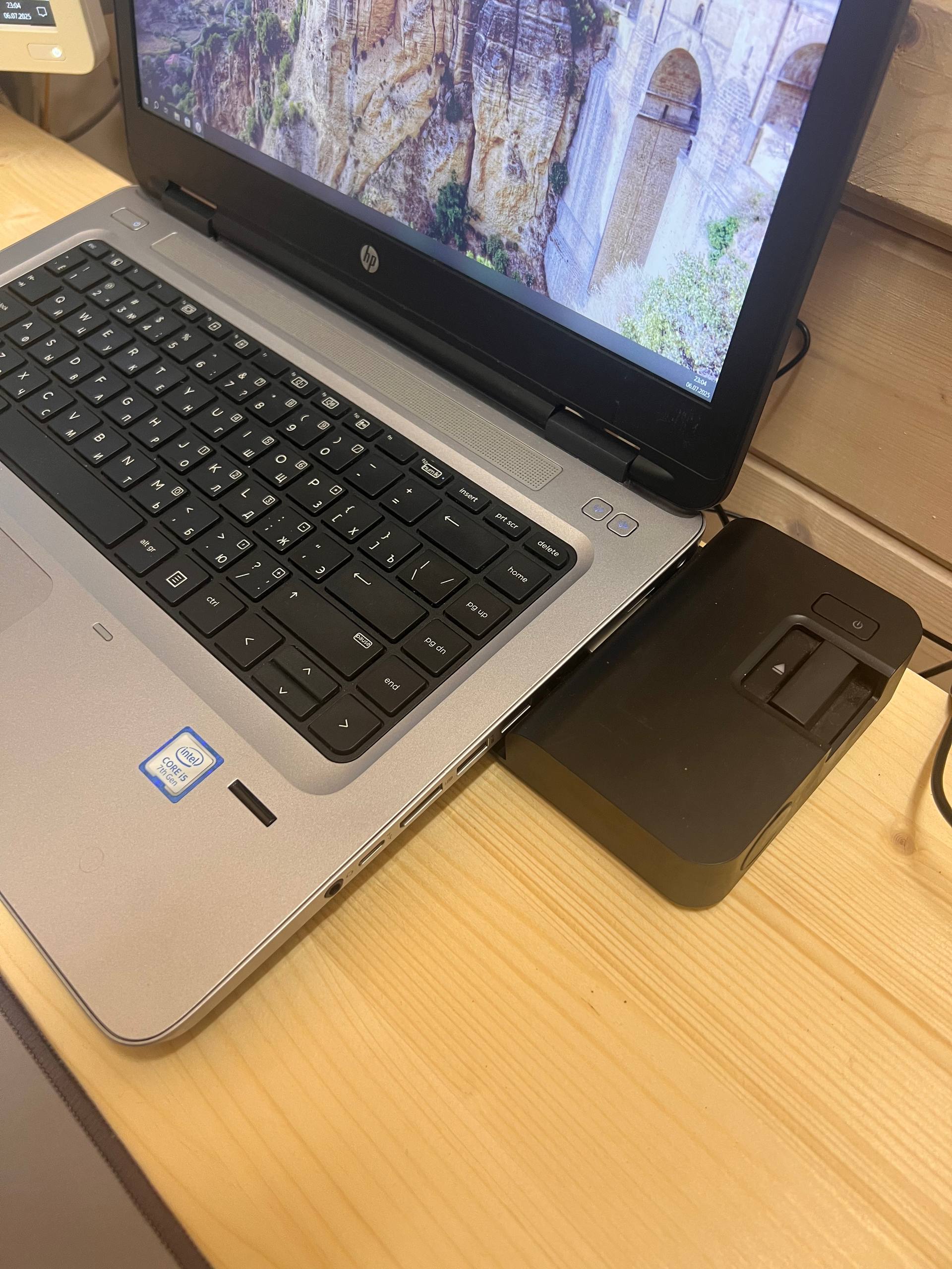 Комплект: HP 640 G3 + док-станция HP UltraSlim + монитор HP 24" + кронштейн Onkr