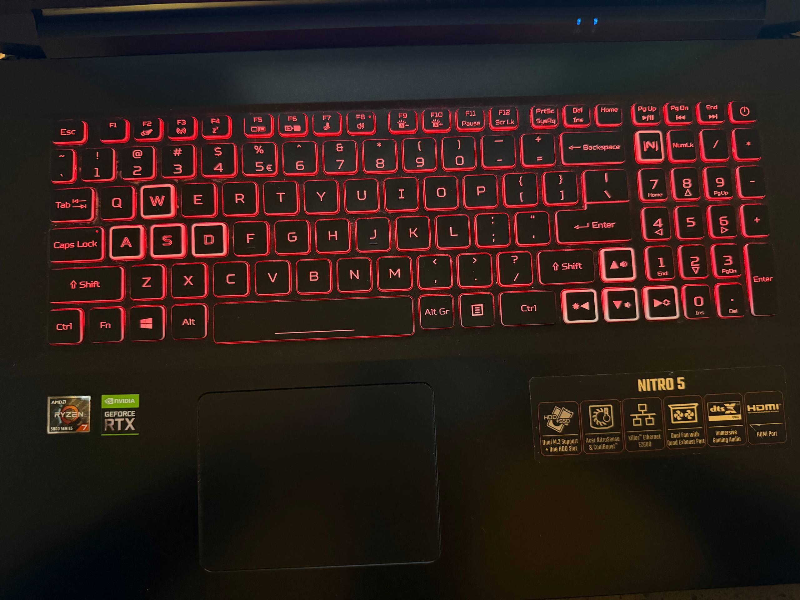 Игровой ноутбук Acer Nitro AN517-41 (RTX 3080, Ryzen 7 5800H, 16GB, 1TB)