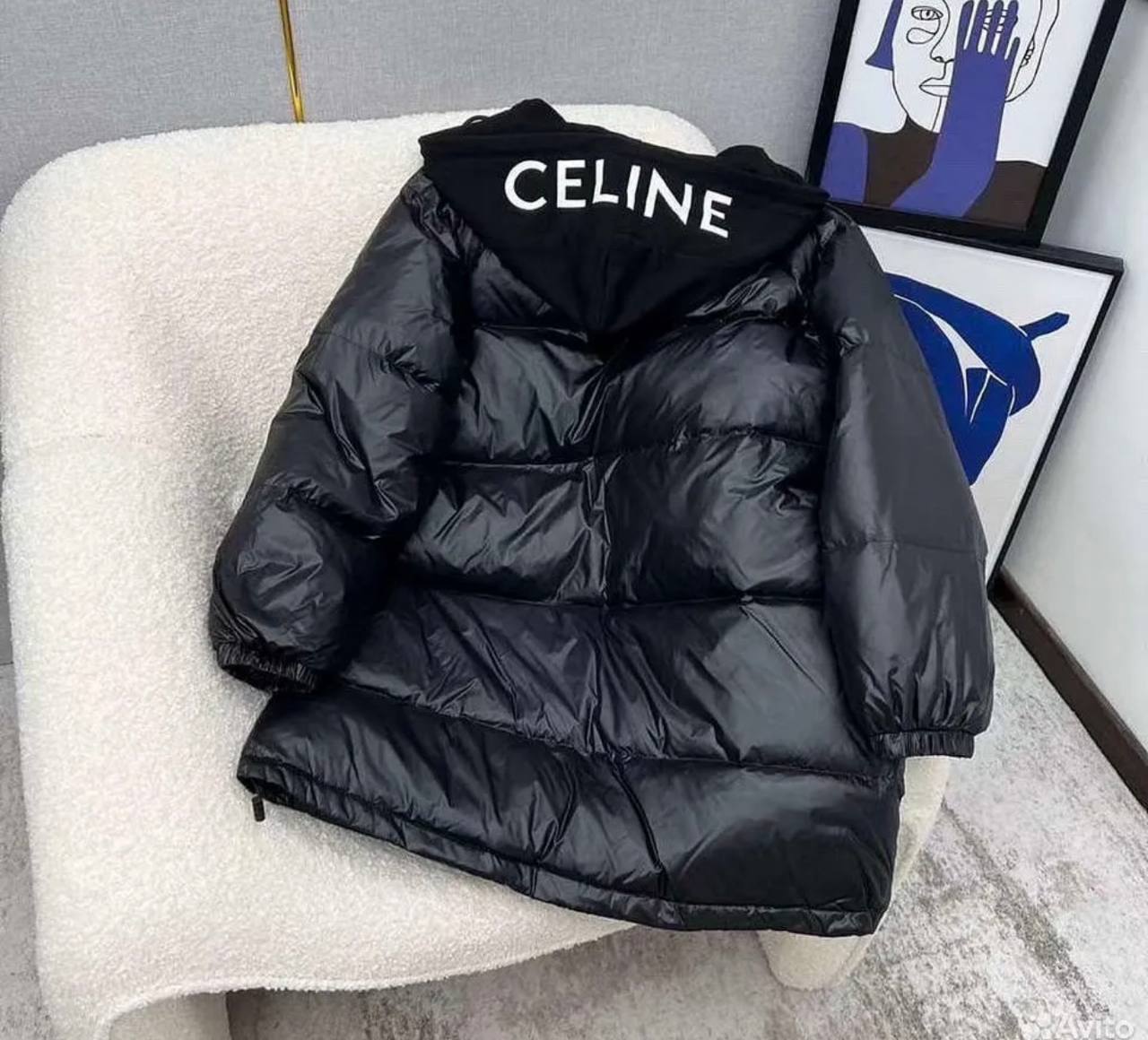 Пуховик Celine, размер 42–44