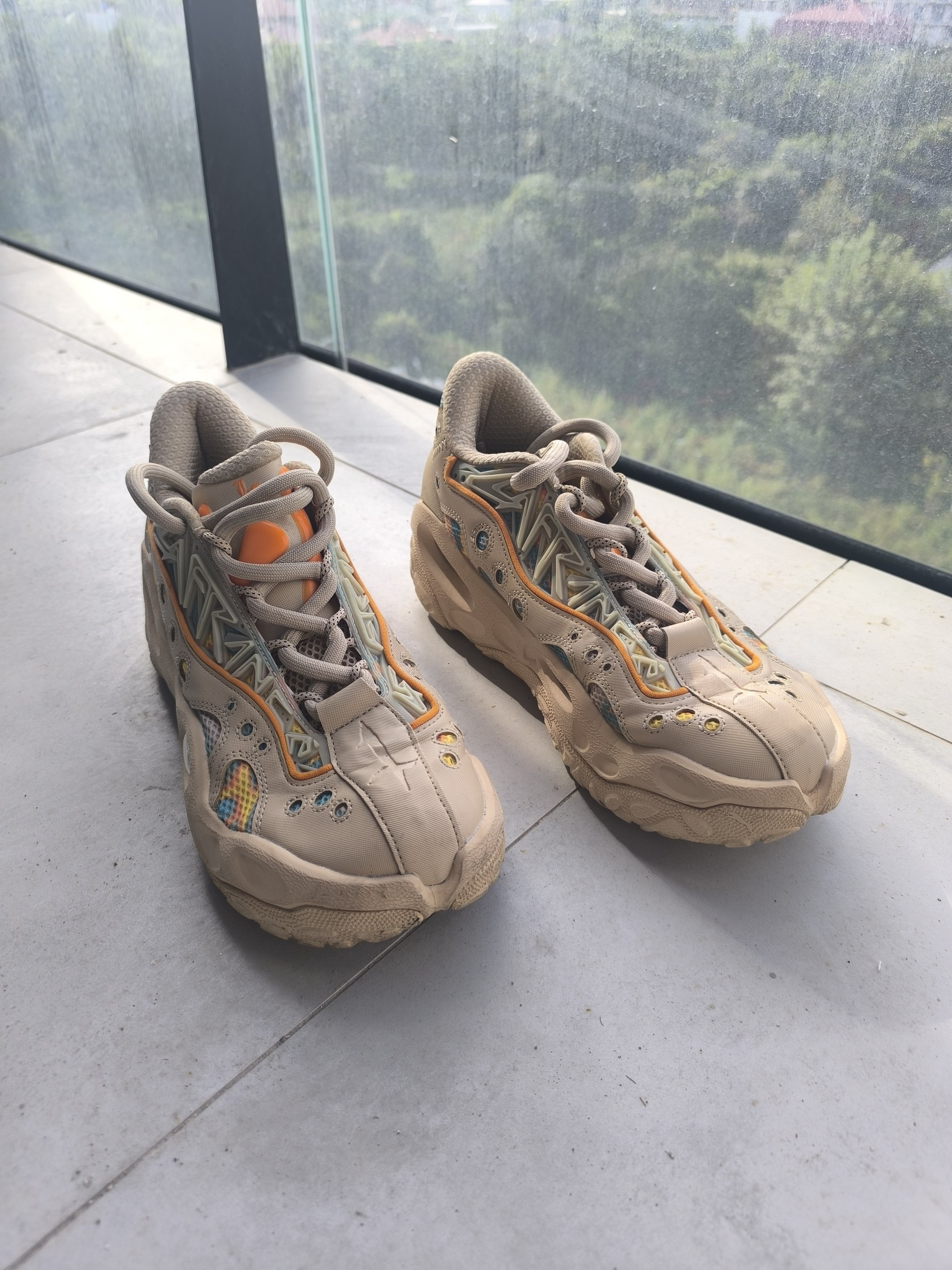 Кроссовки PUMA x LaMelo Ball LaFrancé RNR Light Sand-Orange Glo-Aquatic
