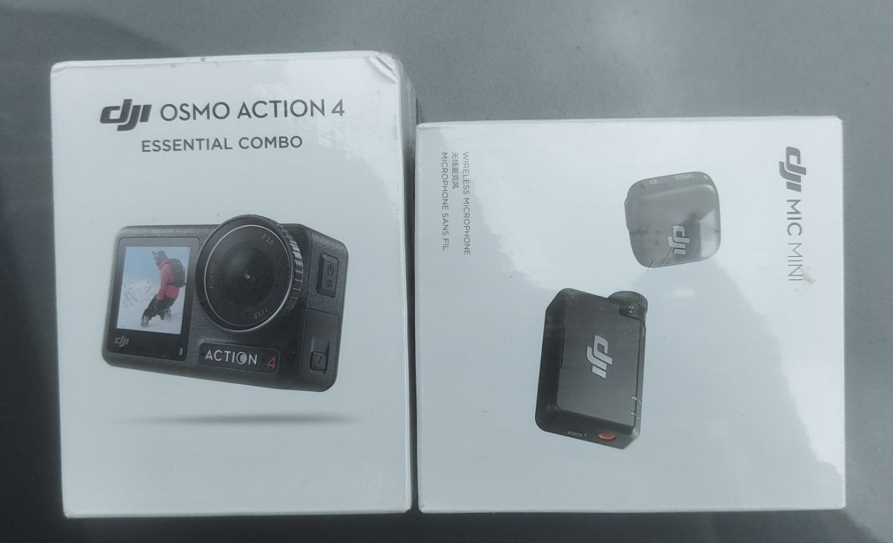 DJI Osmo Action 4 + DJI Mic Mini