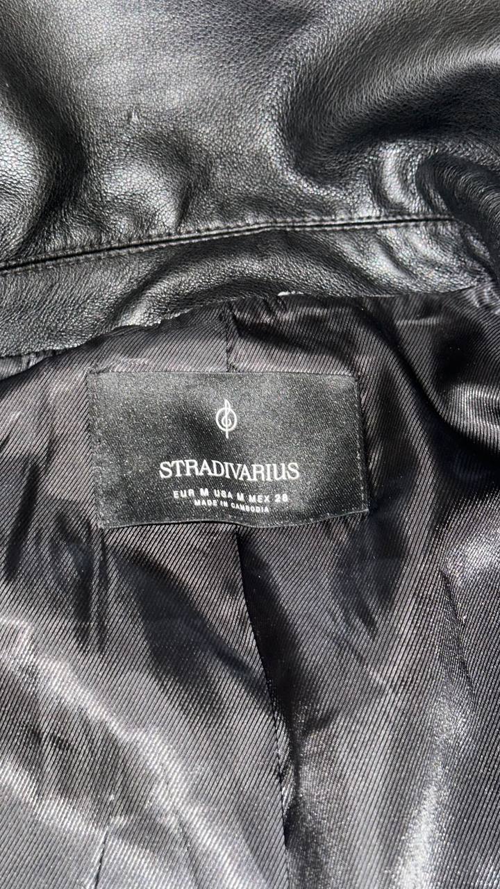Кожаная куртка-косуха Stradivarius, размер M