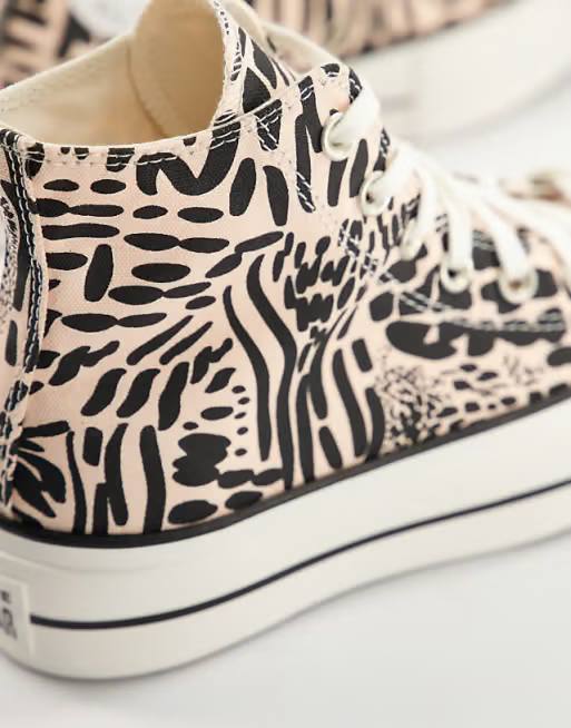 Кеды Converse Chuck Taylor All Star Lift Hi леопард