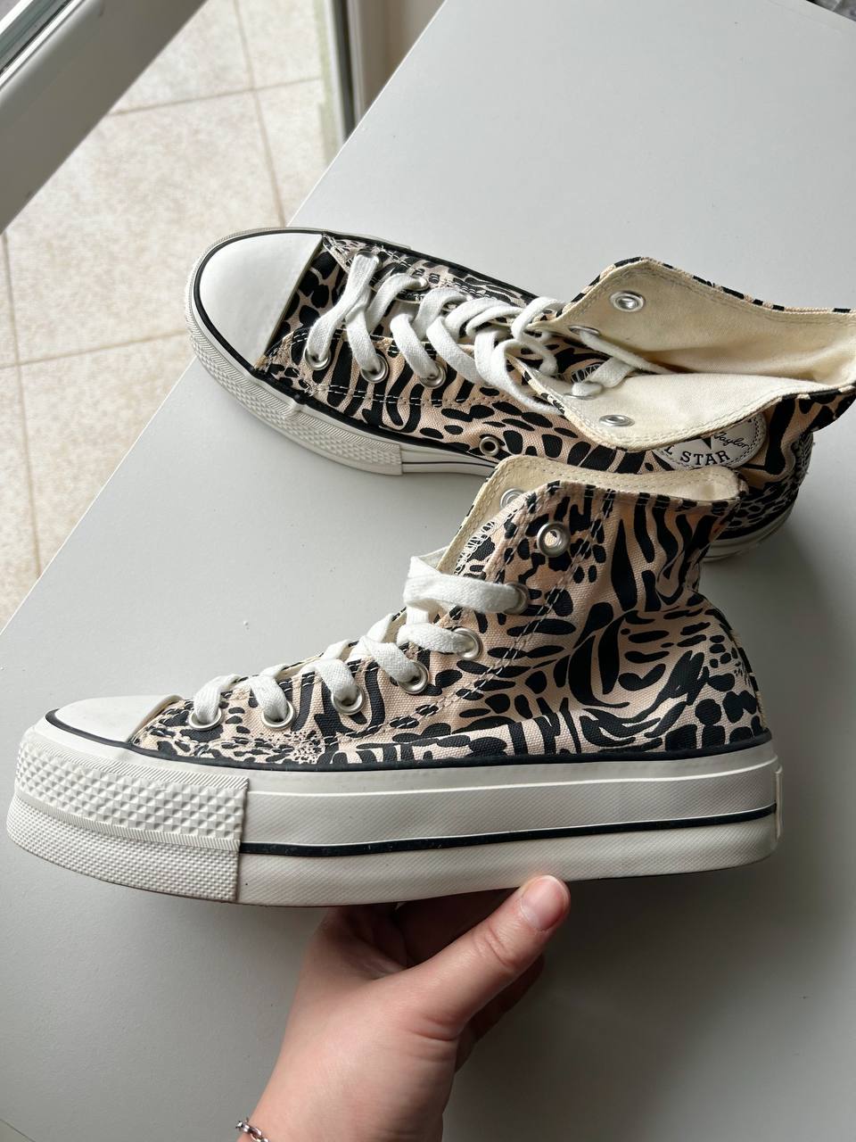 Кеды Converse Chuck Taylor All Star Lift Hi леопард