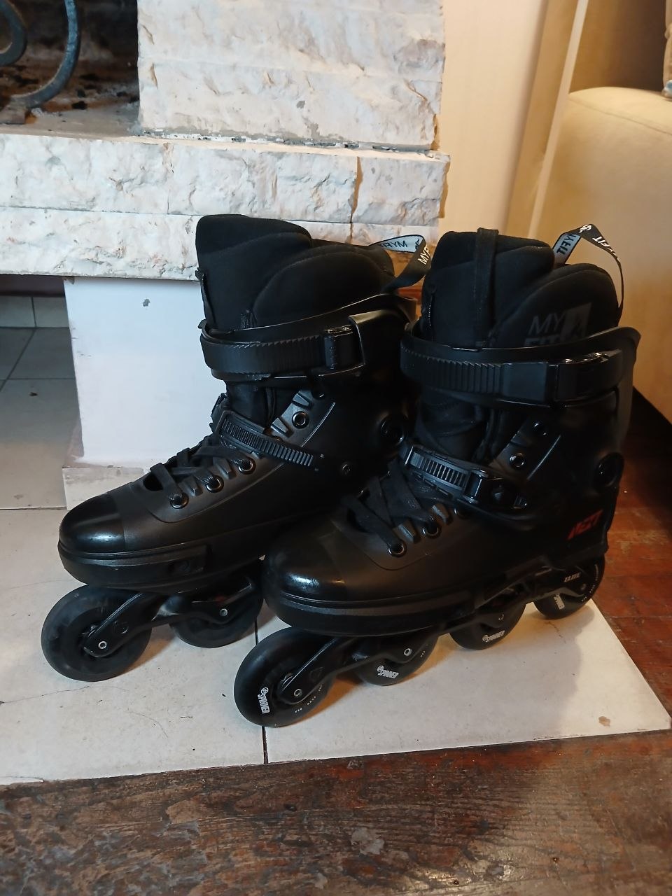 Ролики Powerslide Next Core Black 80, размер EU 44–45