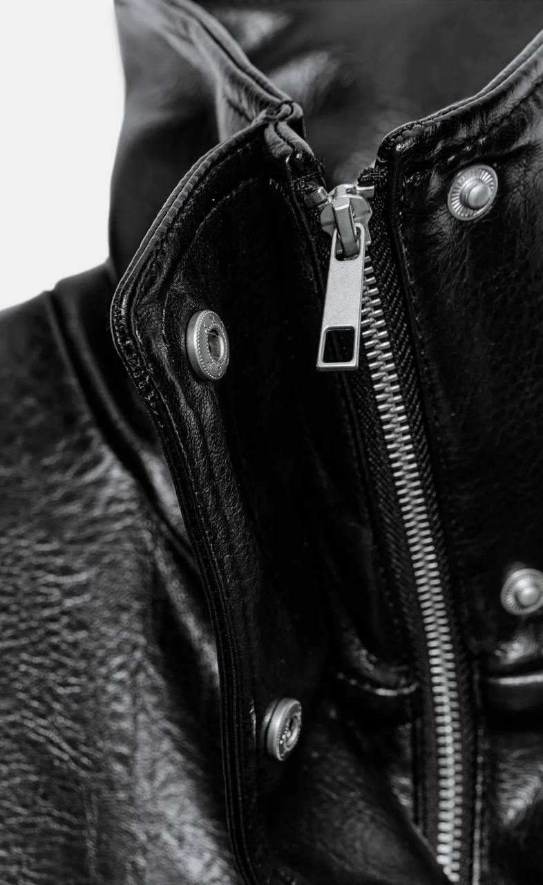 Кожаная куртка бомбер ZARA, размер M