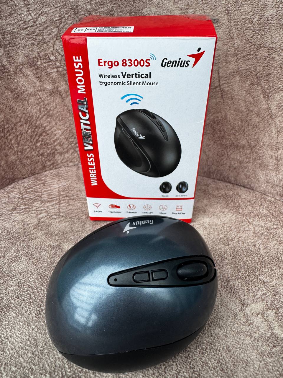 Genius Ergo 8300S вертикальная беспроводная мышь