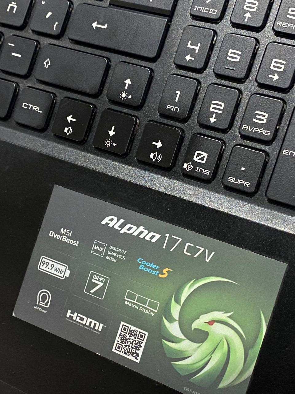 Игровой ноутбук MSI Alpha 17 (RTX 4060, 32GB)
