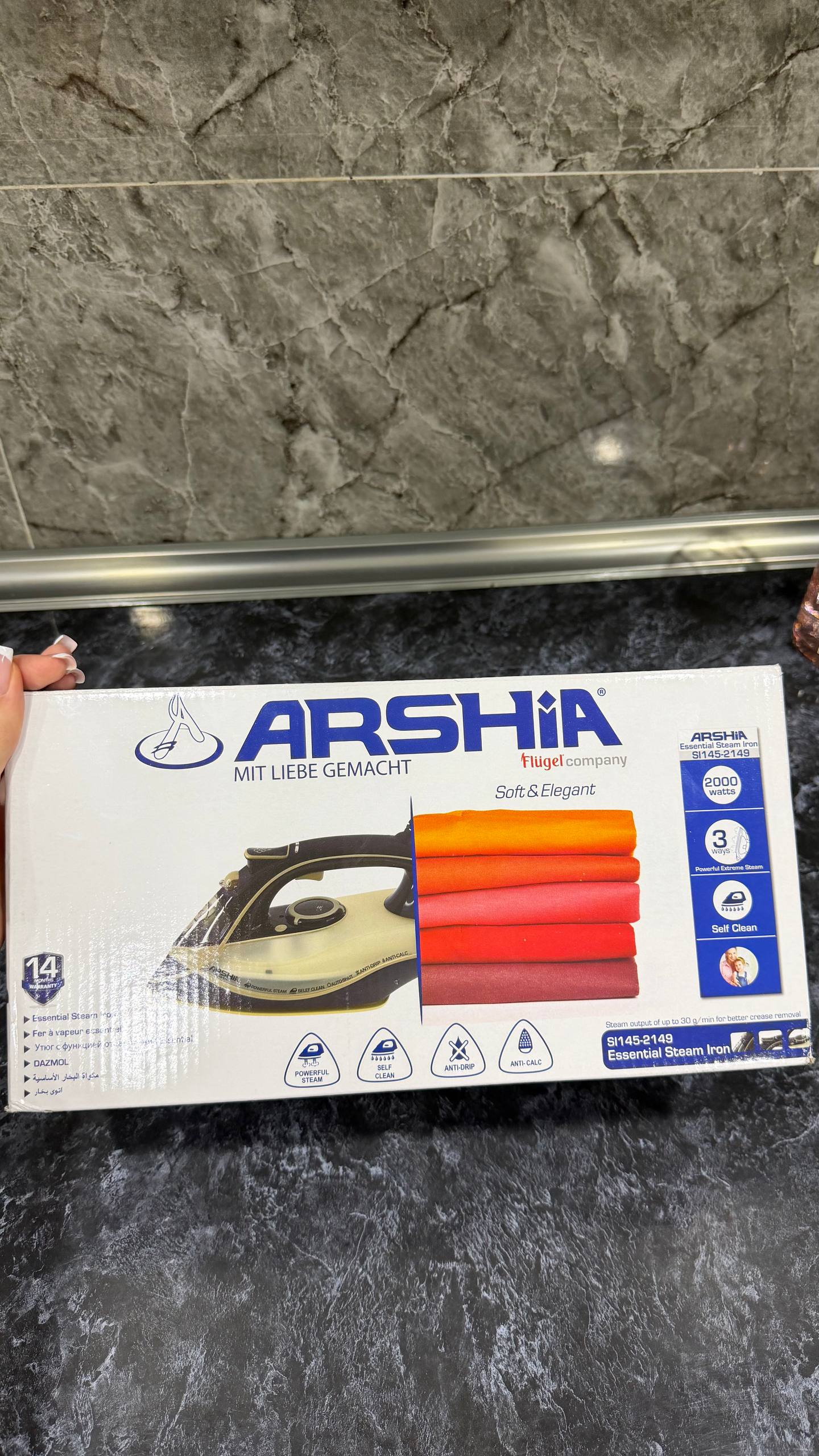 Паровой утюг ARSHIA SI145-2149