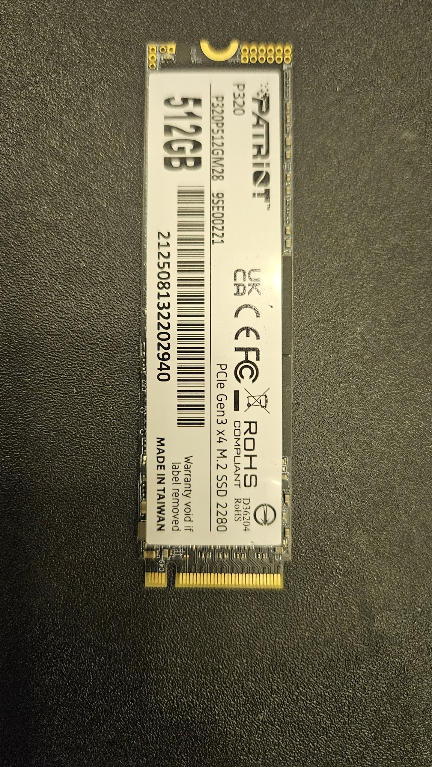 Patriot P320 SSD