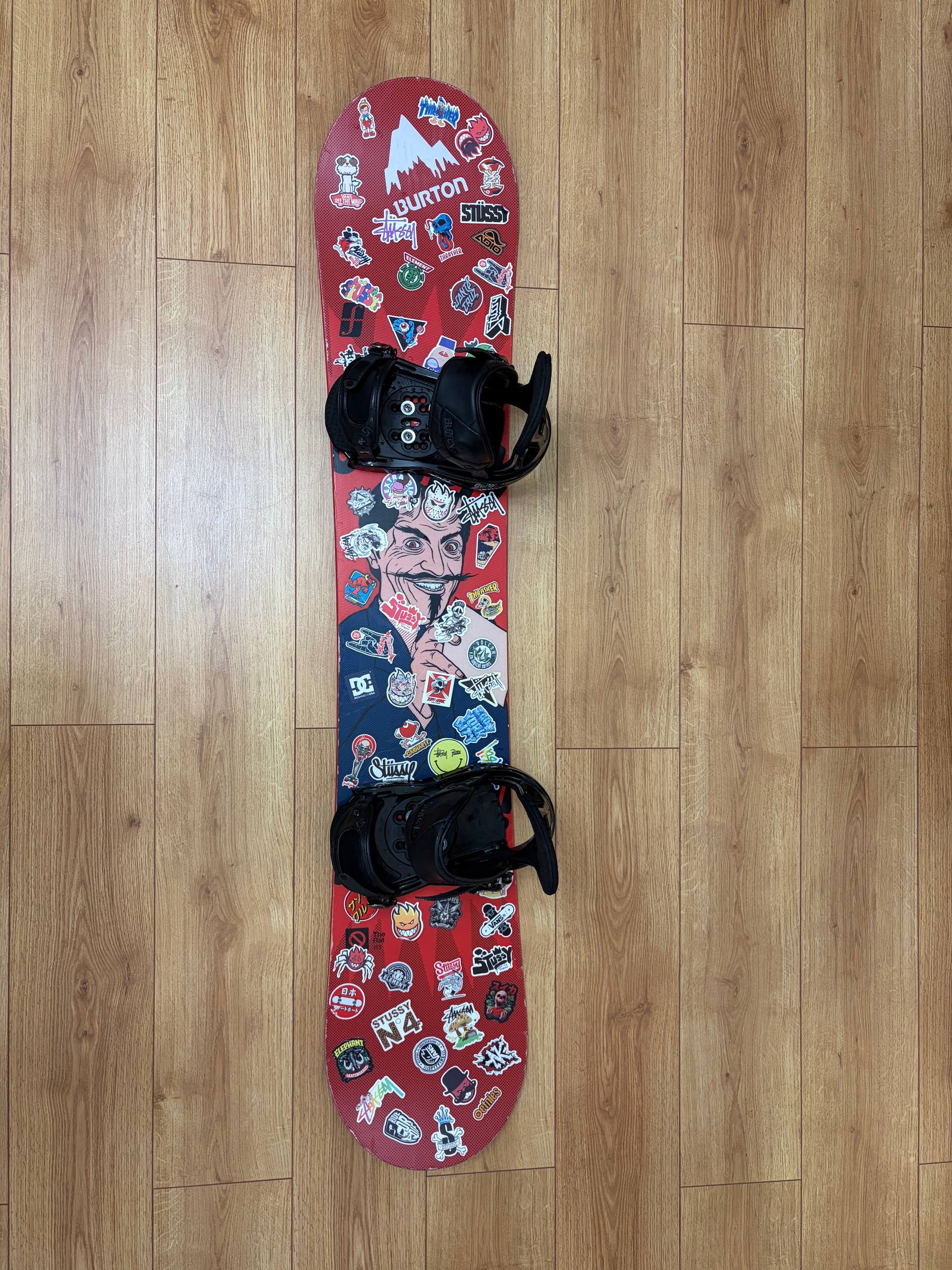 Сноуборд комплект: Forum The Rat 153cm + Burton Freestyle M + Vans Hi-Standard D