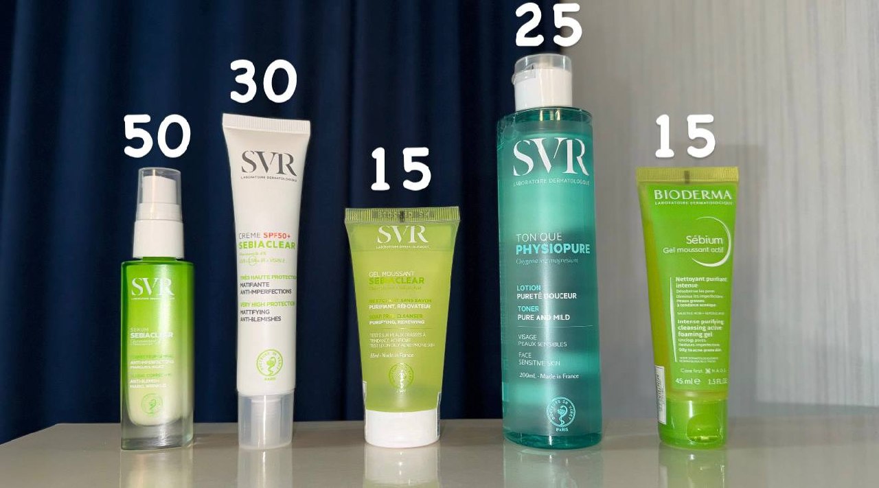Дерматологическая косметика SVR и Bioderma (5 средств)