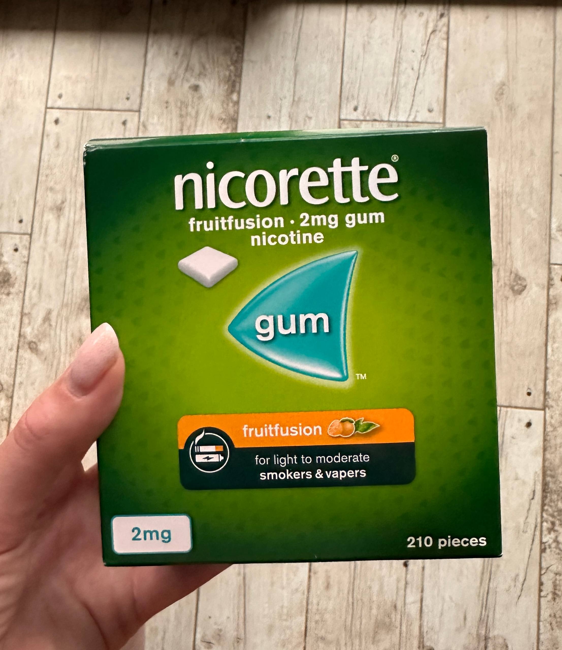 Никотиновые жевательные резинки Nicorette 2mg (83 шт.)