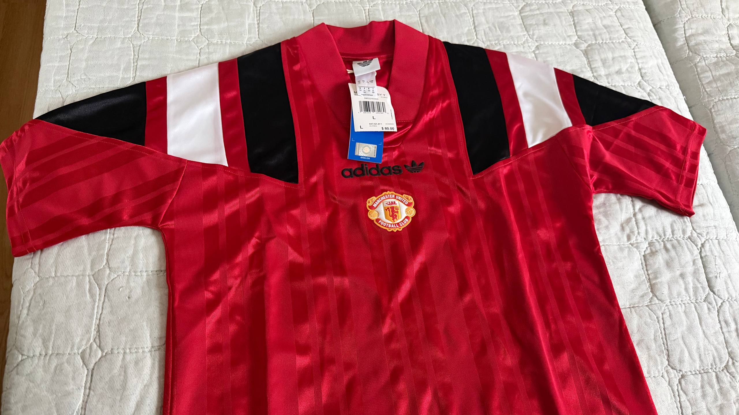 Футболка Manchester United retro, детская L (13-14 лет)