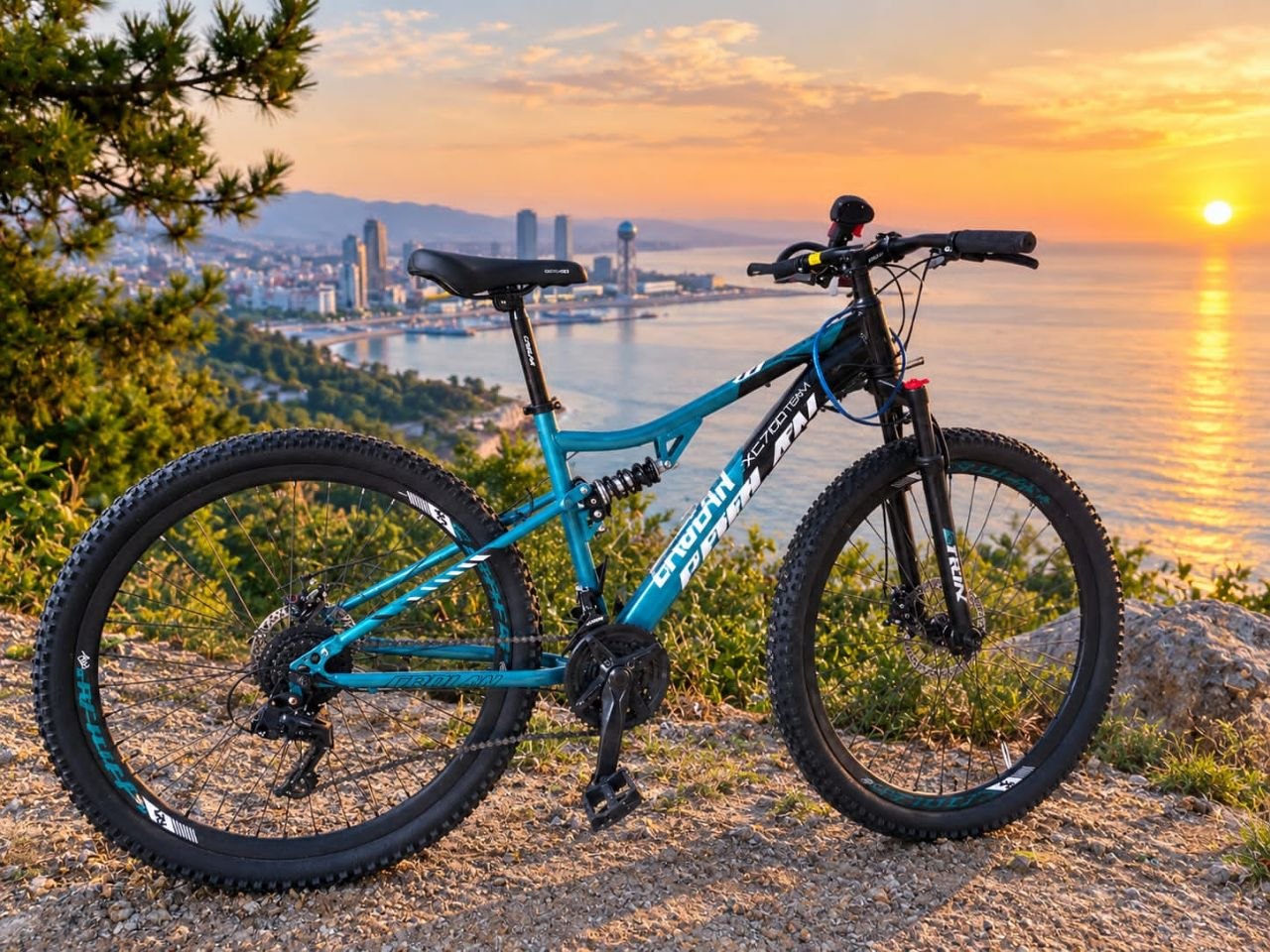 Велосипед 29 дюймов с переключателями Shimano