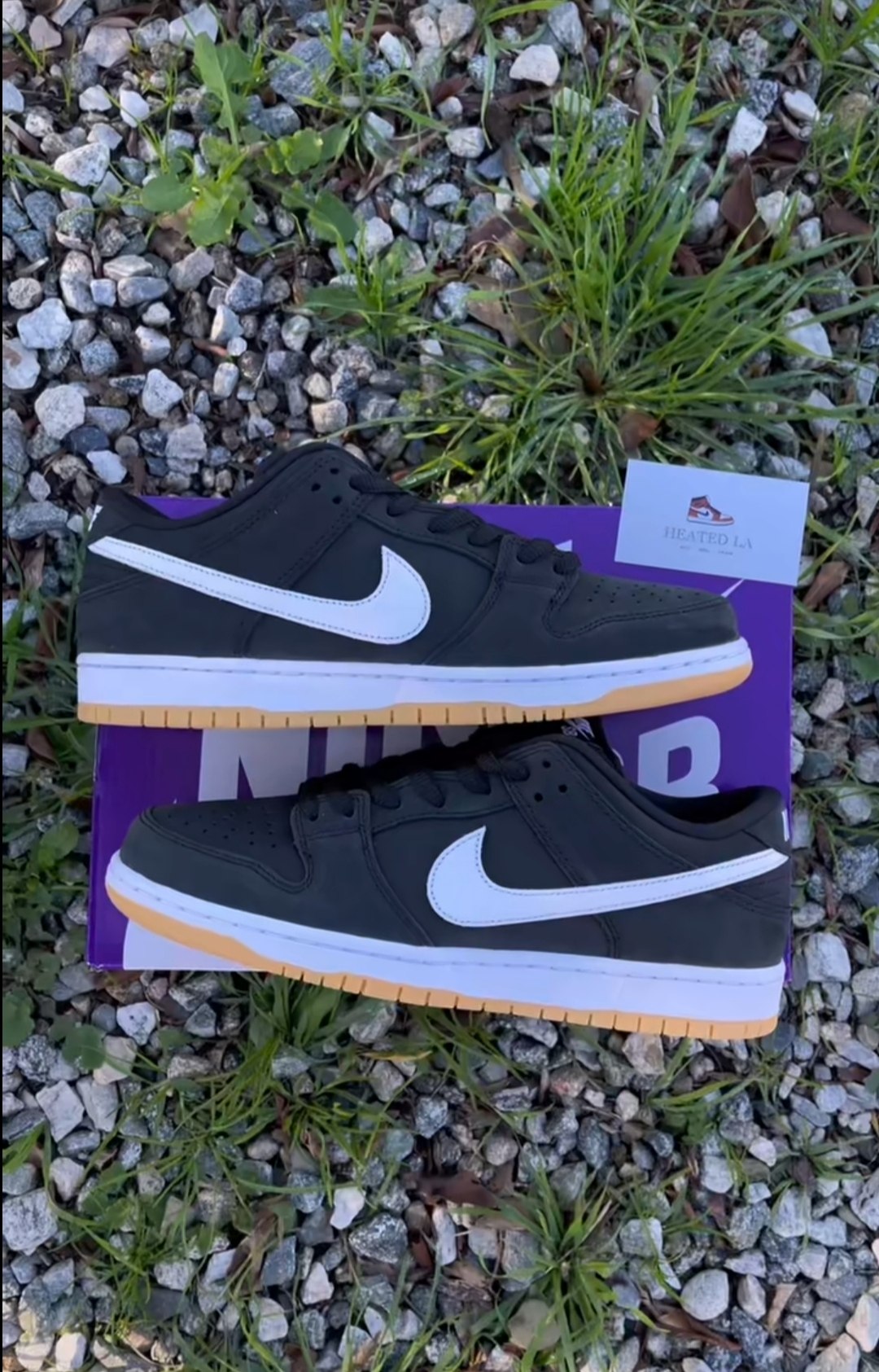 Nike SB Dunk Low Black Gum