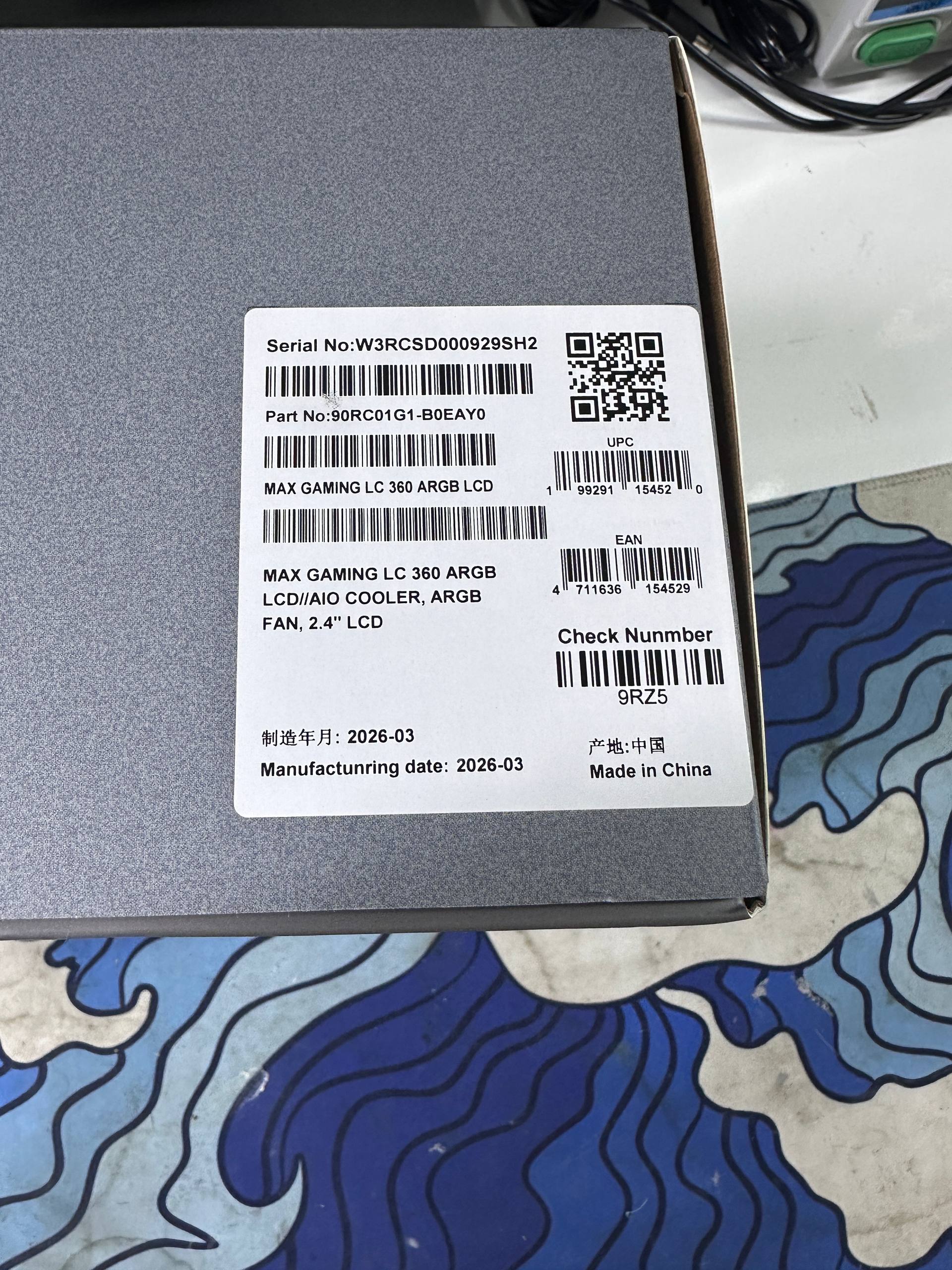 Кулер для процессора ASUS Max Gaming LC360 (водянка)