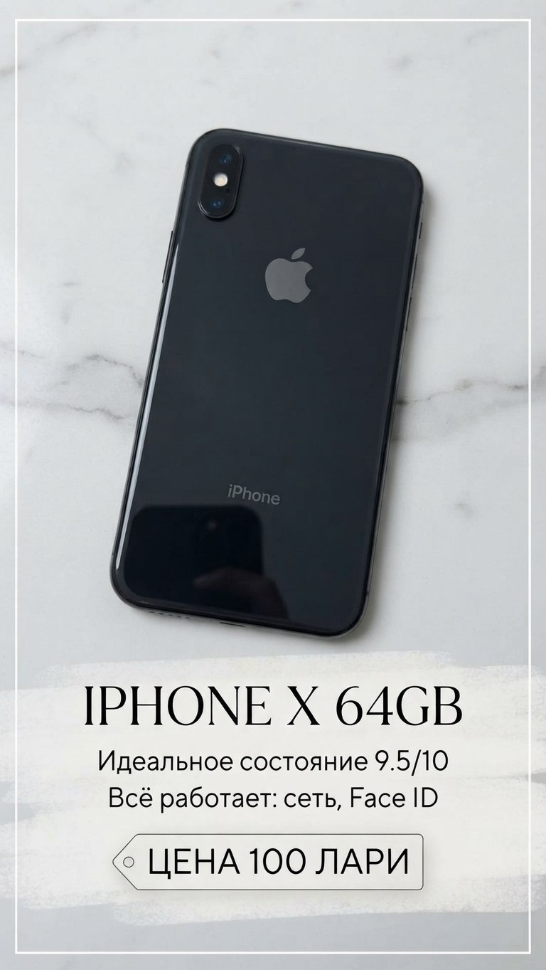 iPhone X 64GB Space Gray