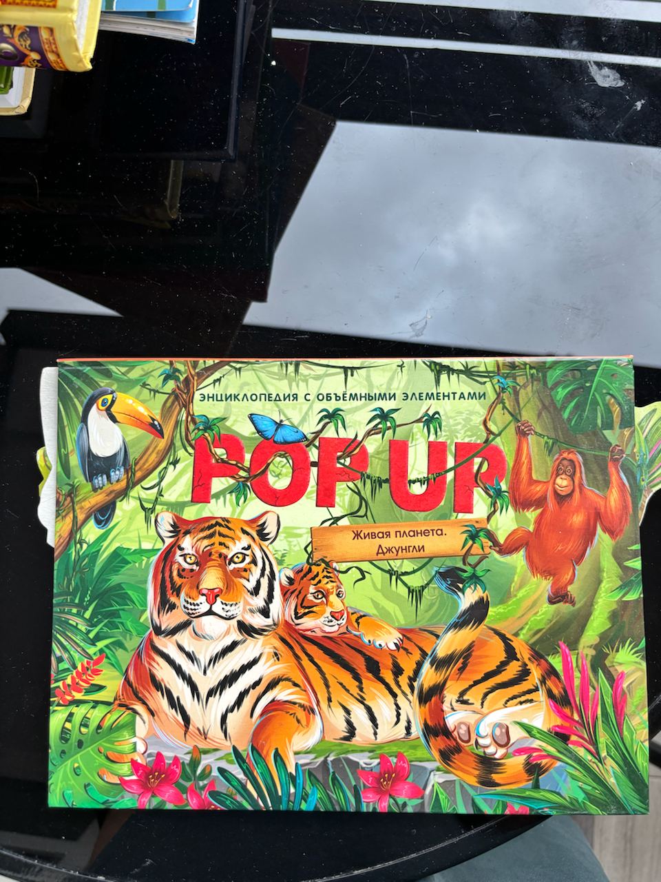 Книга "Pop Up. Живая планета. Джунгли"
