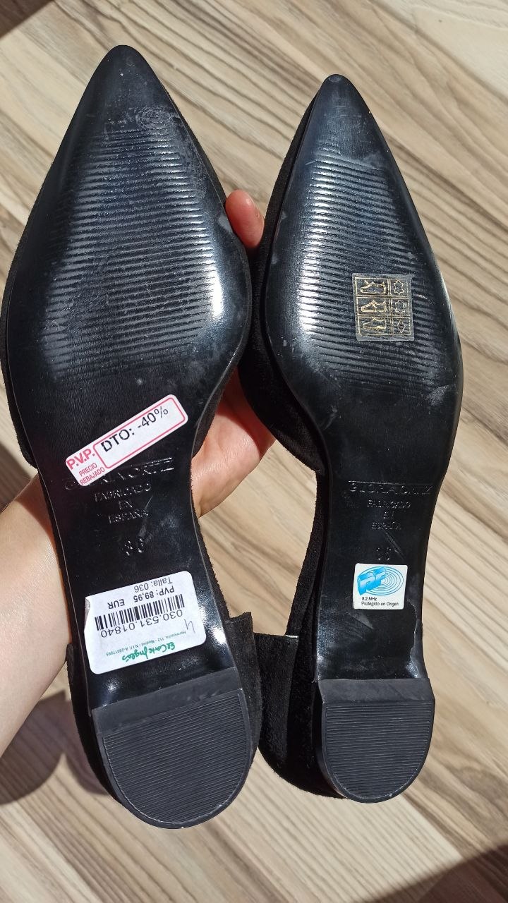 Балетки из натуральной замши, новые