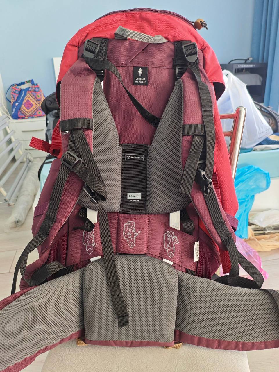 Рюкзак Forclaz MT 100 50L с дождевым чехлом