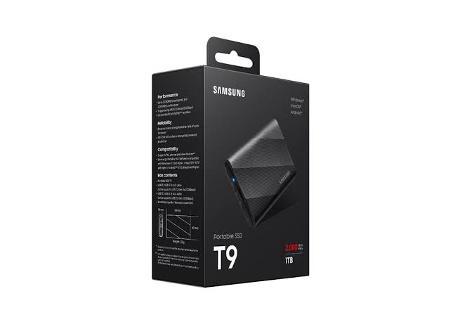 Samsung Portable SSD T9 1TB Black
