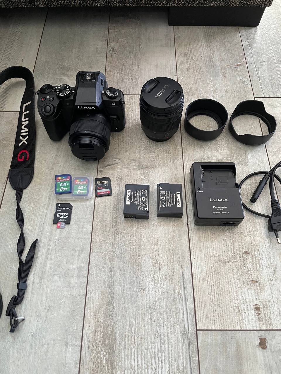 Камера Panasonic Lumix G80 + объективы Lumix G 25mm f/1.7 и 12–60mm
