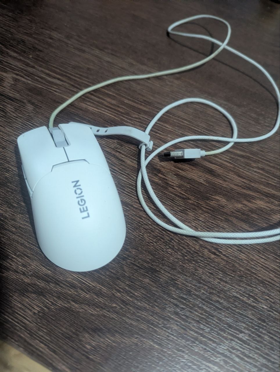 Игровая мышь Lenovo Legion (белая)