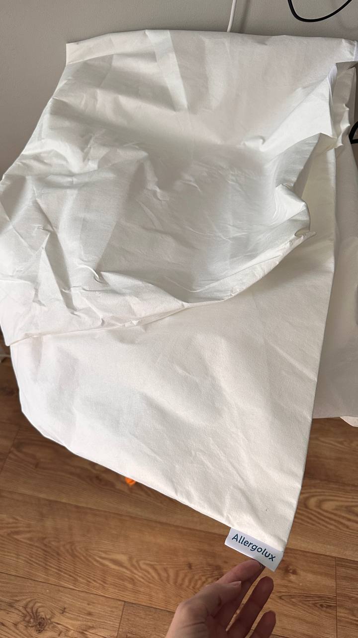 Противоаллергенный чехол на одеяло Allergolux 140×190