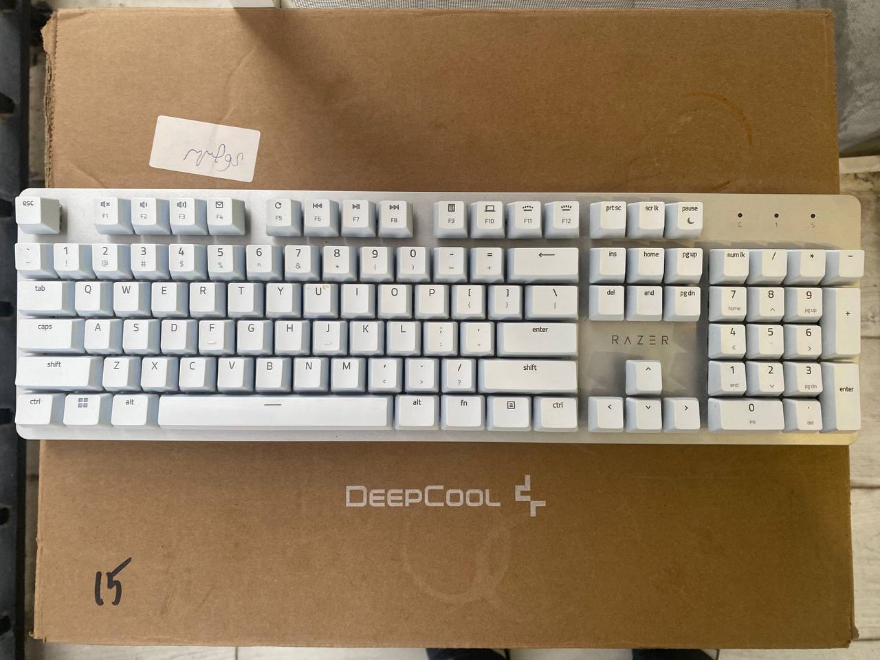 Razer Pro Type механическая клавиатура, Orange Switch, White