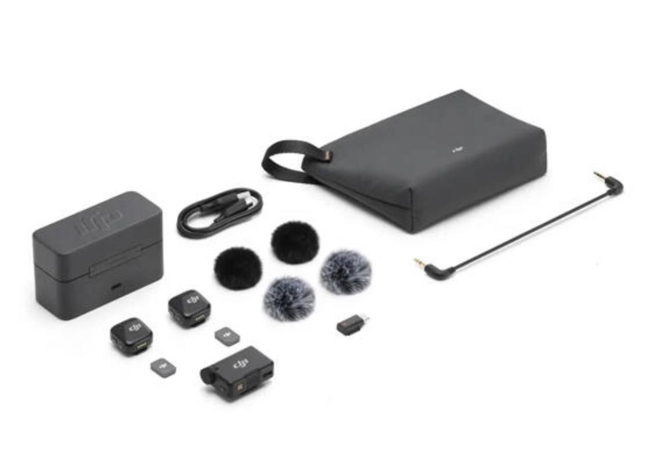 DJI Mic Mini 2 (TX + RX + зарядный кейс), серая