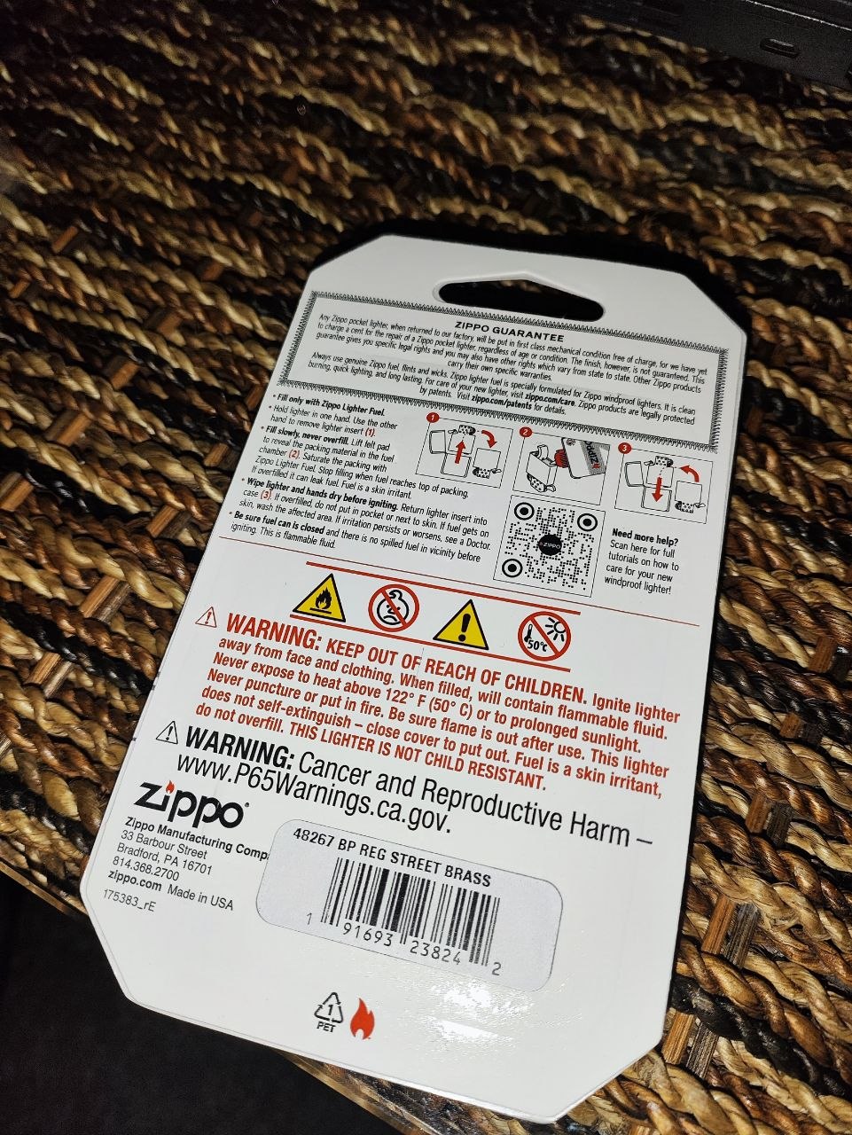 Zippo зажигалка, оригинал из Америки