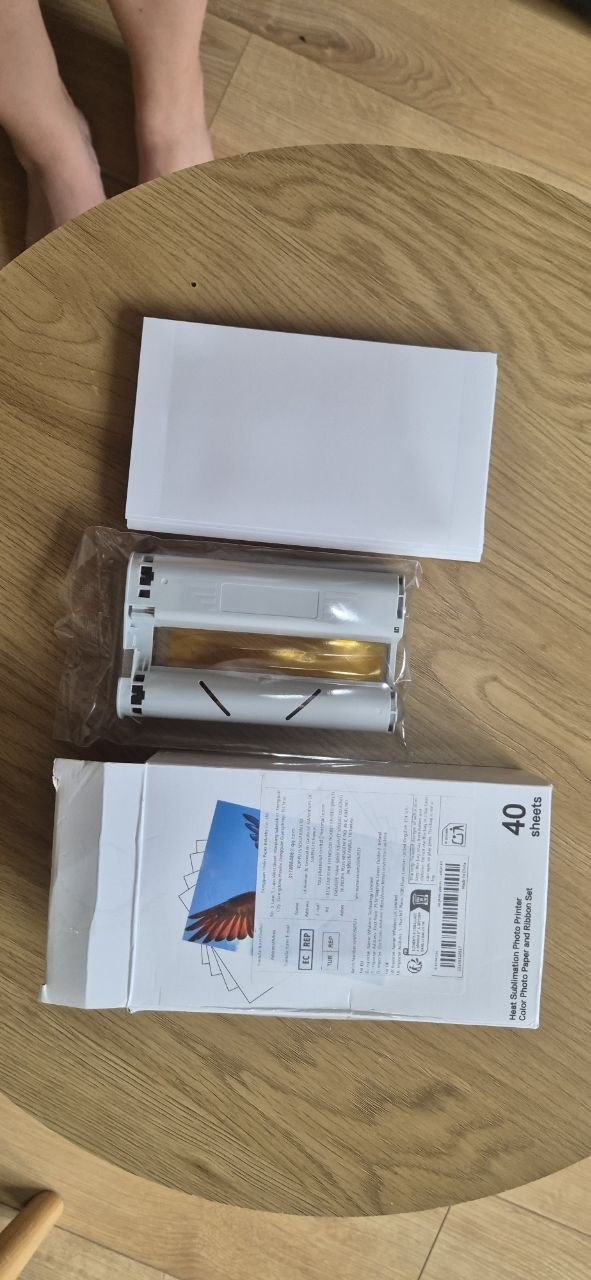Фотобумага 40шт + картридж для Xiaomi Photo Printer 1S