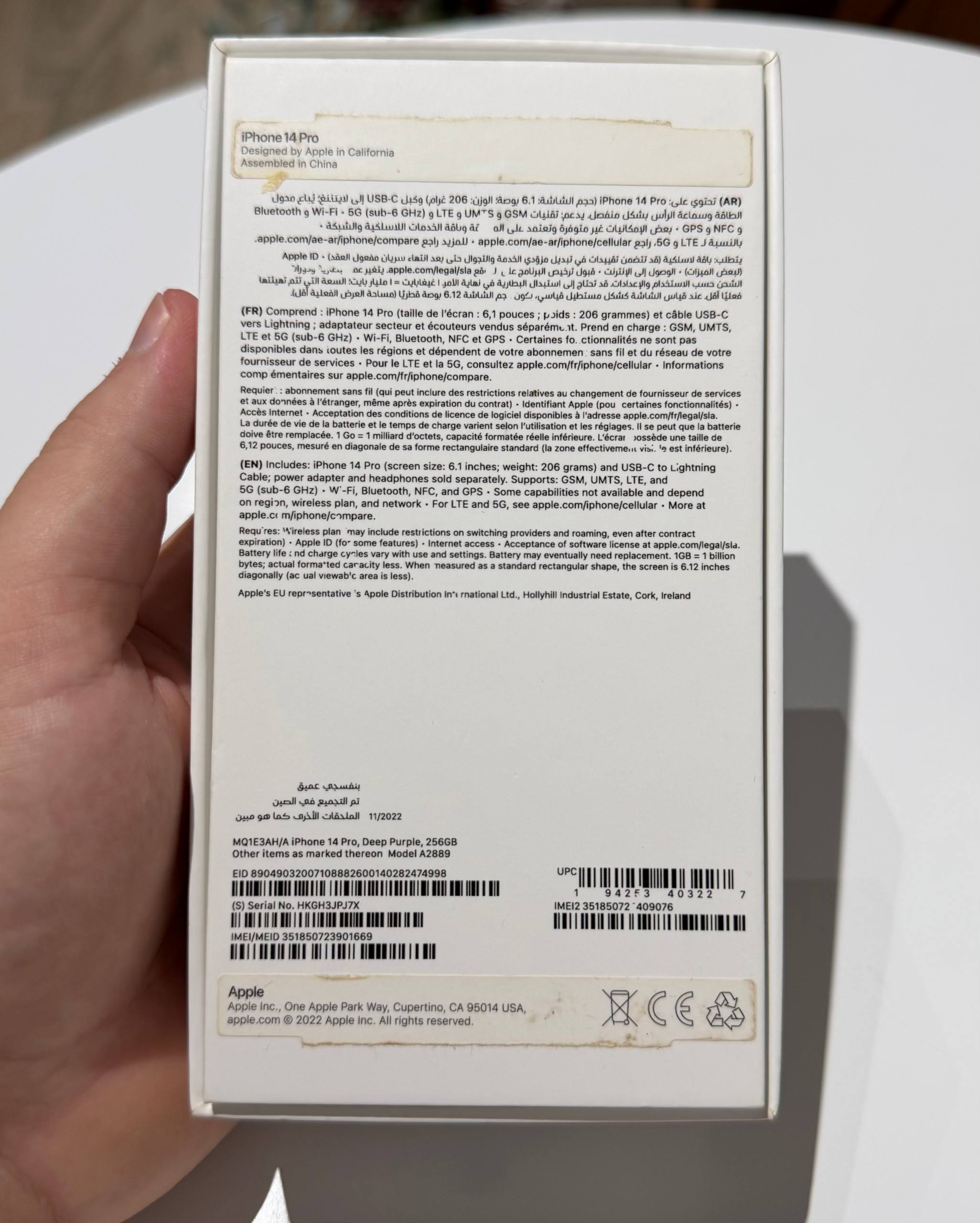 iPhone 14 Pro 256GB Purple