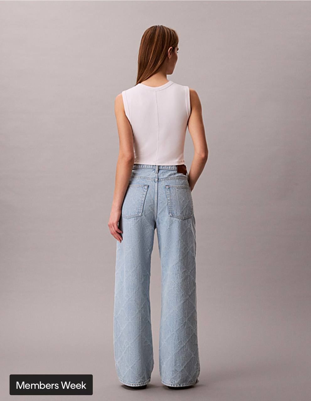 Джинсы Calvin Klein Jeans Low Rise Baggy голубые