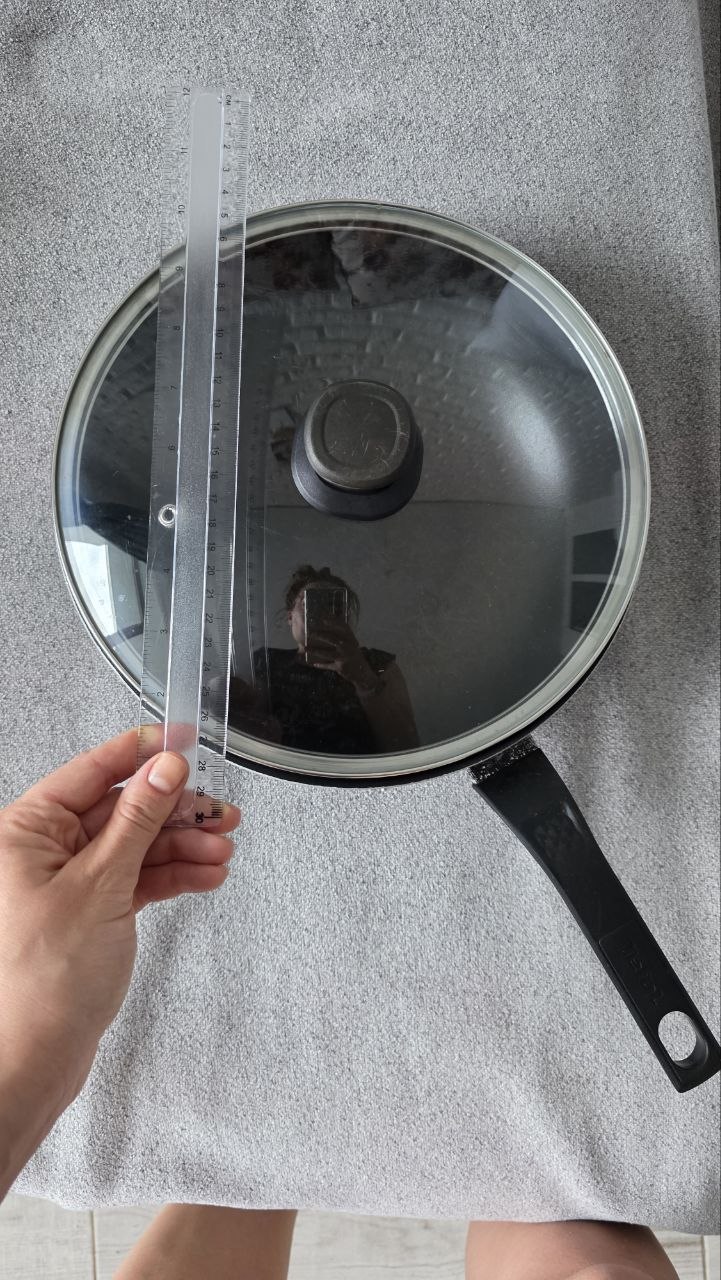 Сковорода Tefal (реплика, 28 см) с крышкой