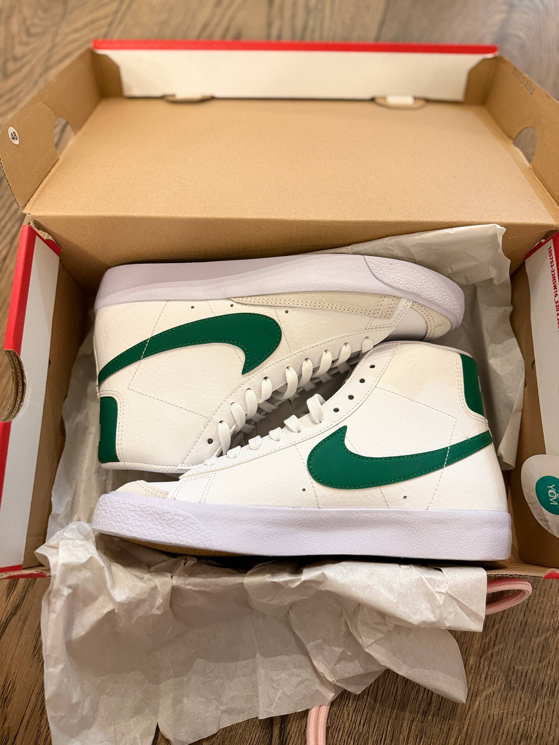 Кроссовки Nike Blazer Mid '77 Green, размер 38