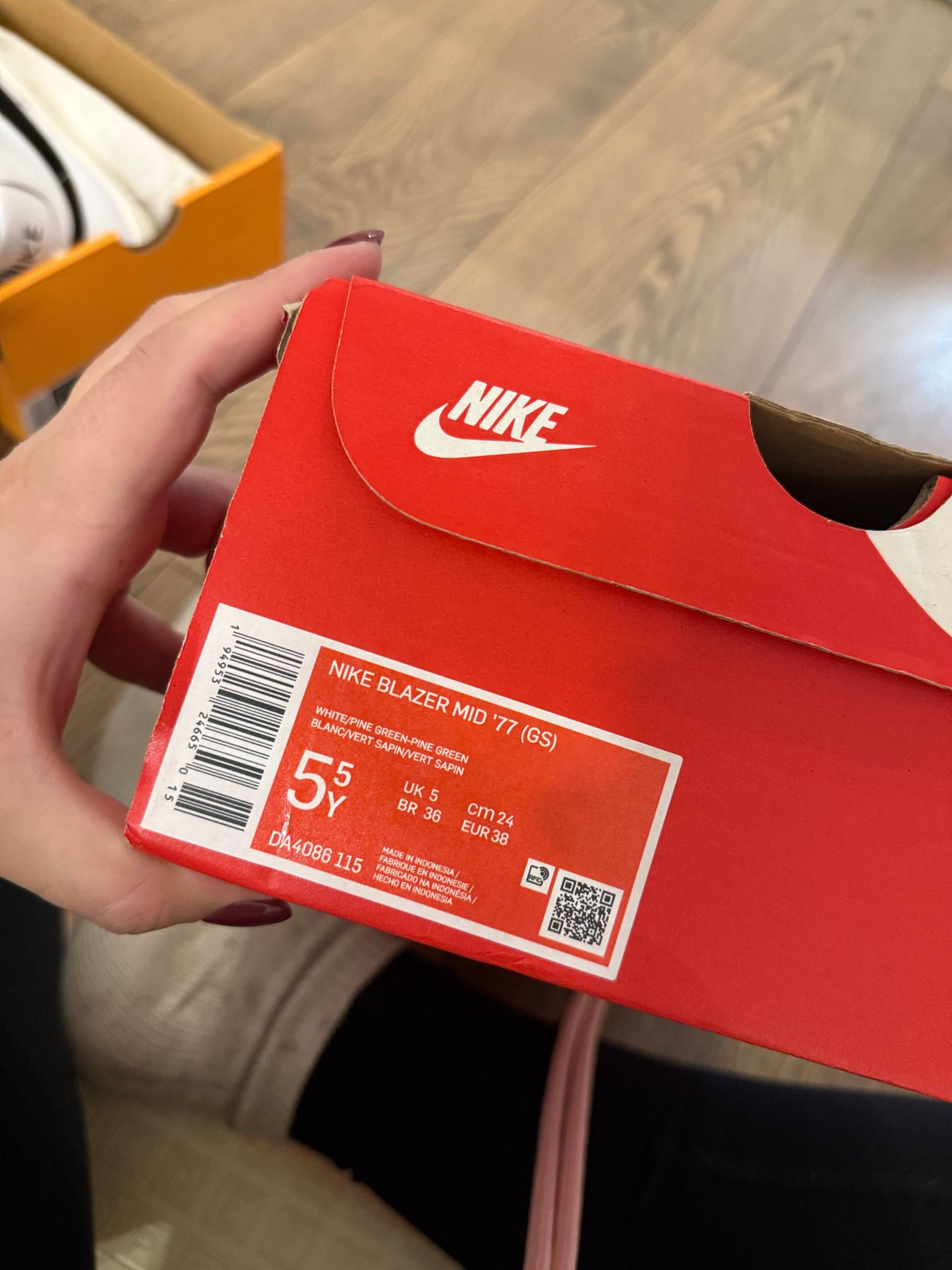 Кроссовки Nike Blazer Mid '77 Green, размер 38