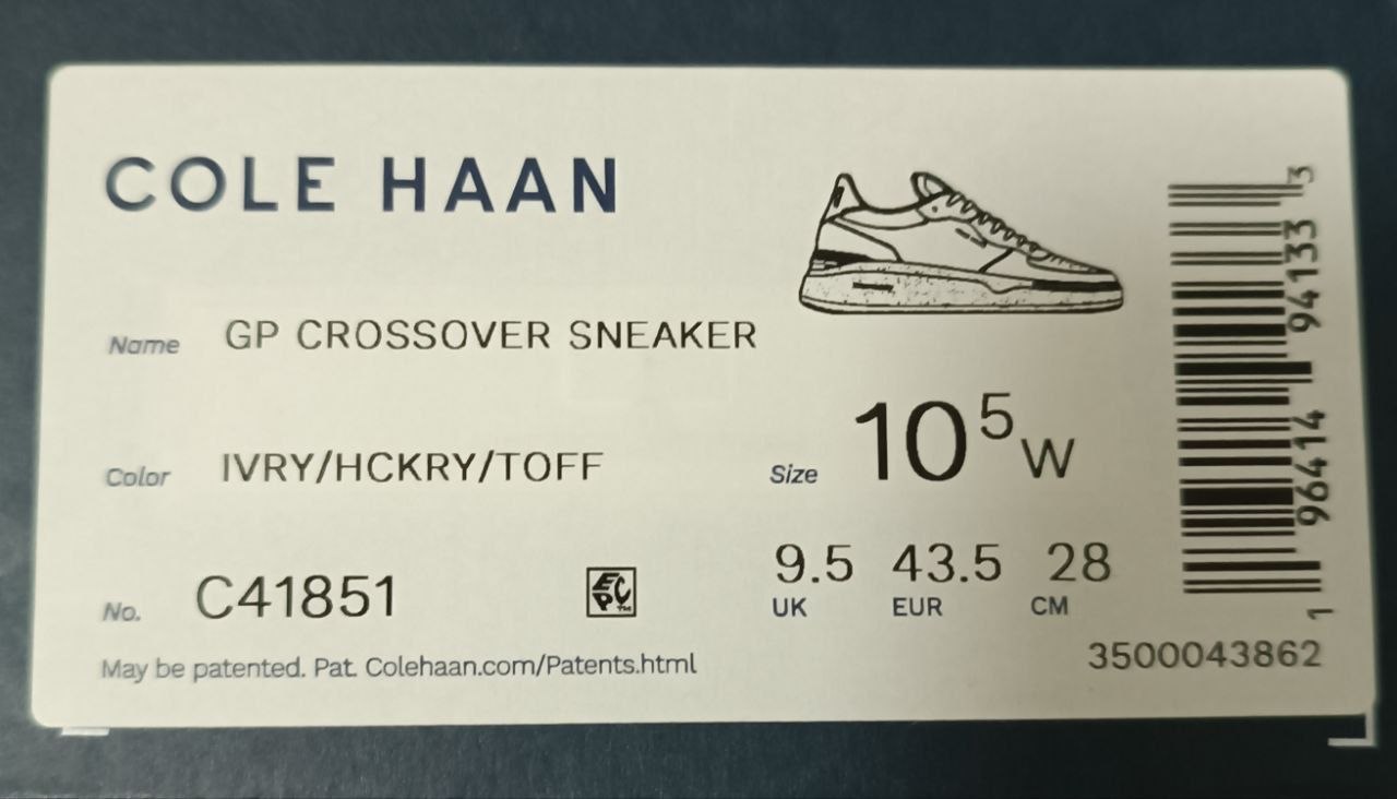 Кроссовки Cole Haan мужские, размер 43.5, новые