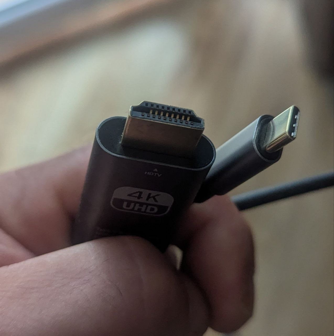 Кабель-переходник USB Type-C на HDMI 4K UHD, 2 метра