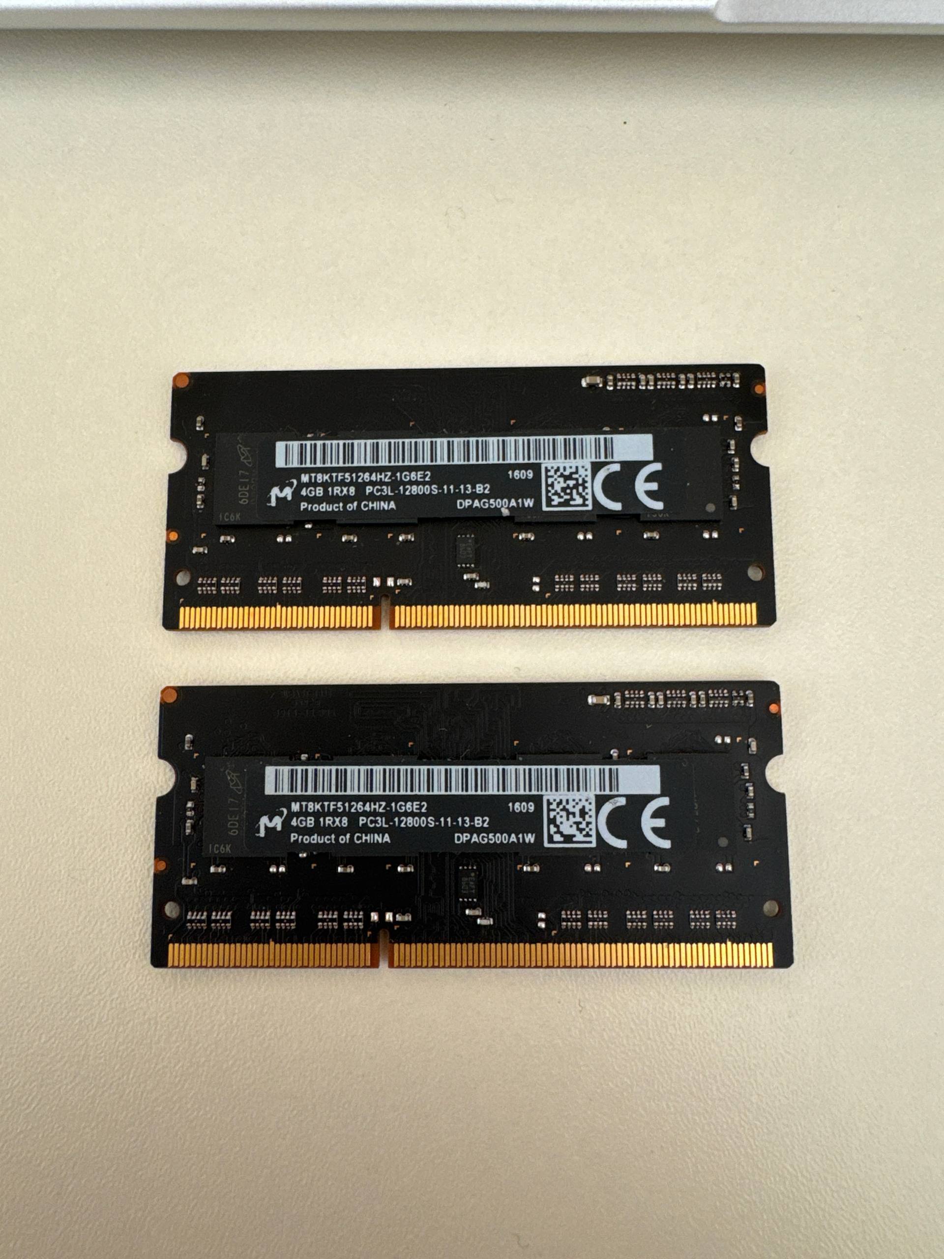 Оперативная память DDR3L 8GB (2×4GB) для MacBook Pro