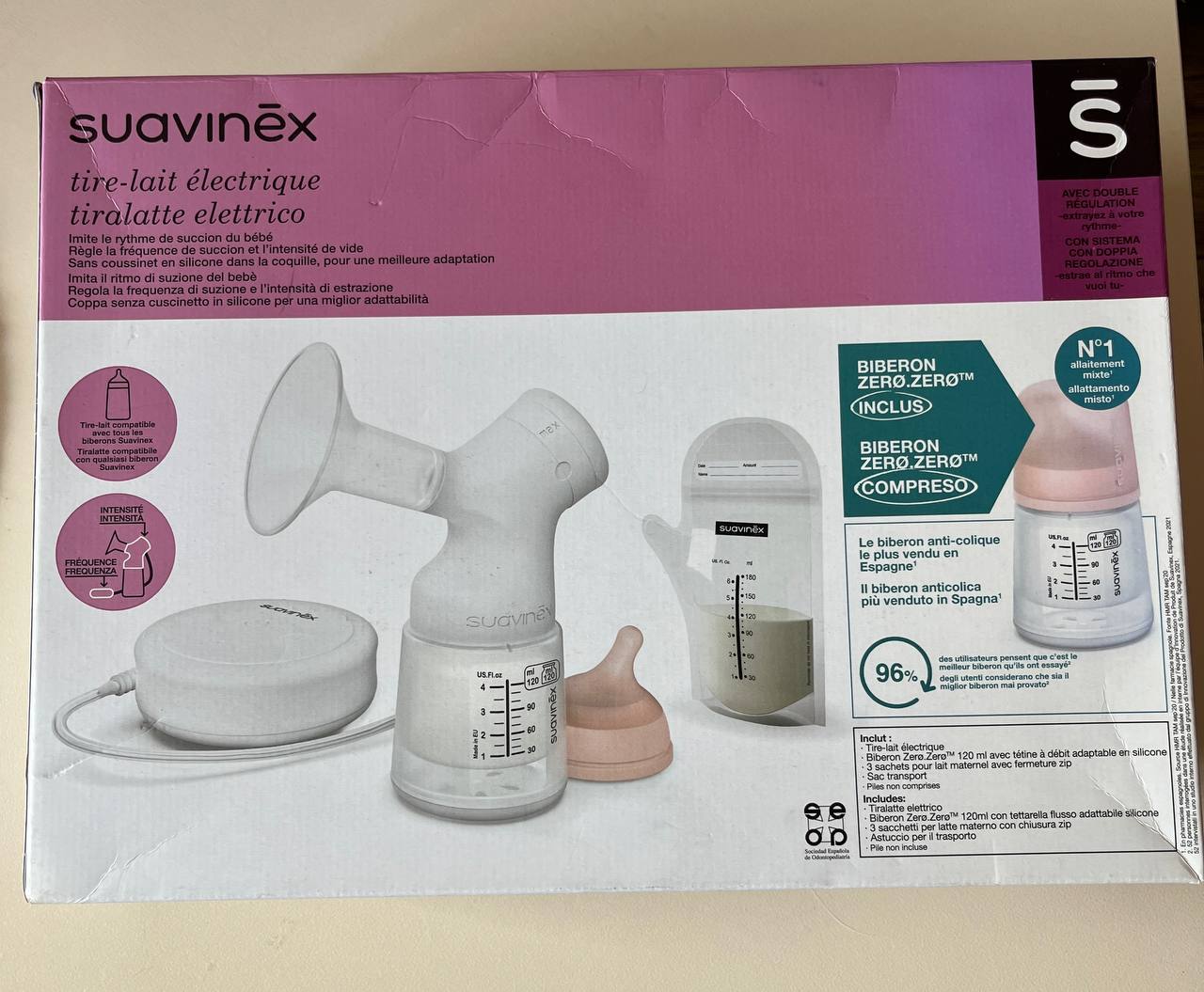 Электронный молокоотсос SUAVINEX