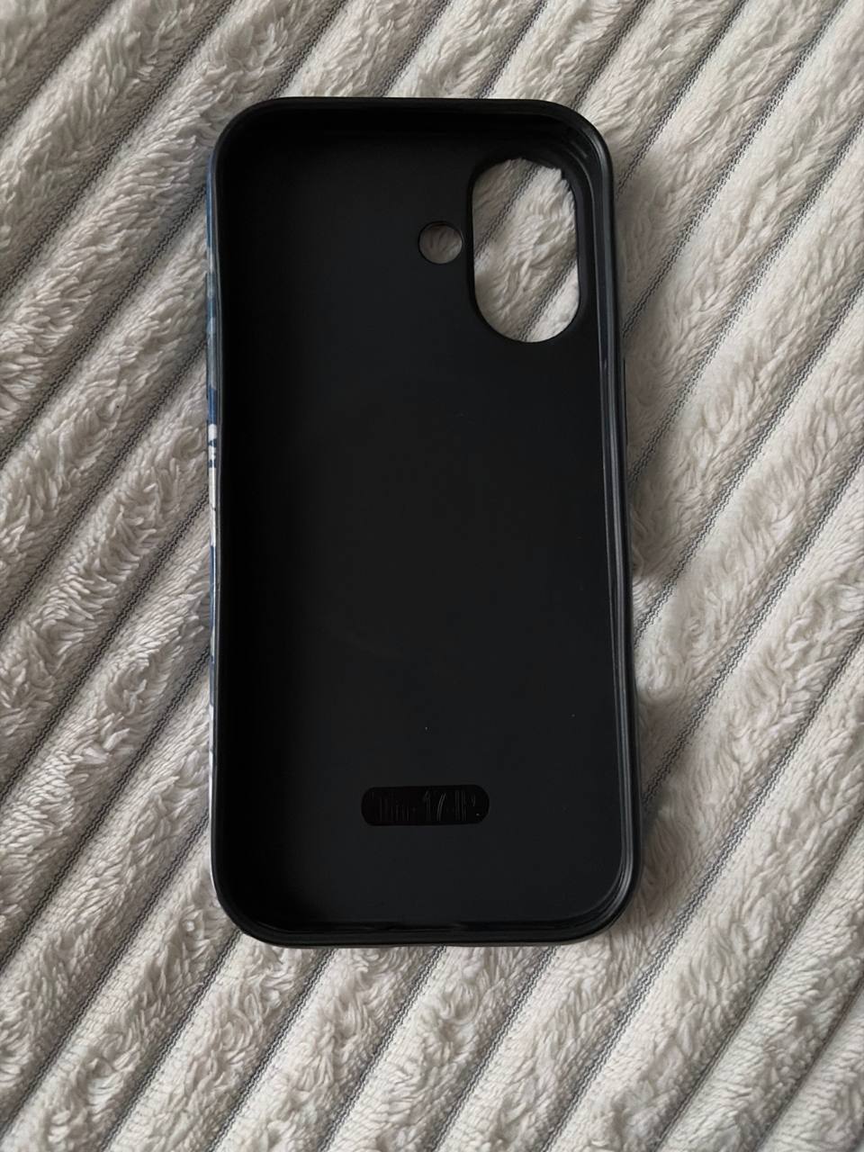 Чехол на iPhone 17 AKAB синий с MagSafe