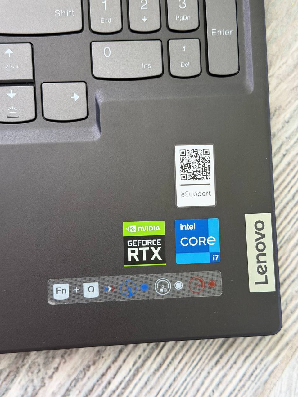 Ноутбук Lenovo Legion S7 (i7-12700H, RTX 3050 Ti, 16 ГБ DDR5, 512 ГБ SSD)